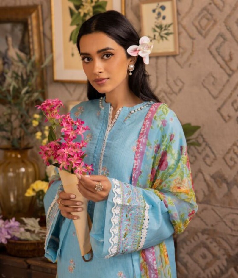 Zellbury Wus24e31117 Embroidered Lawn 3pc Suit Collection 2024