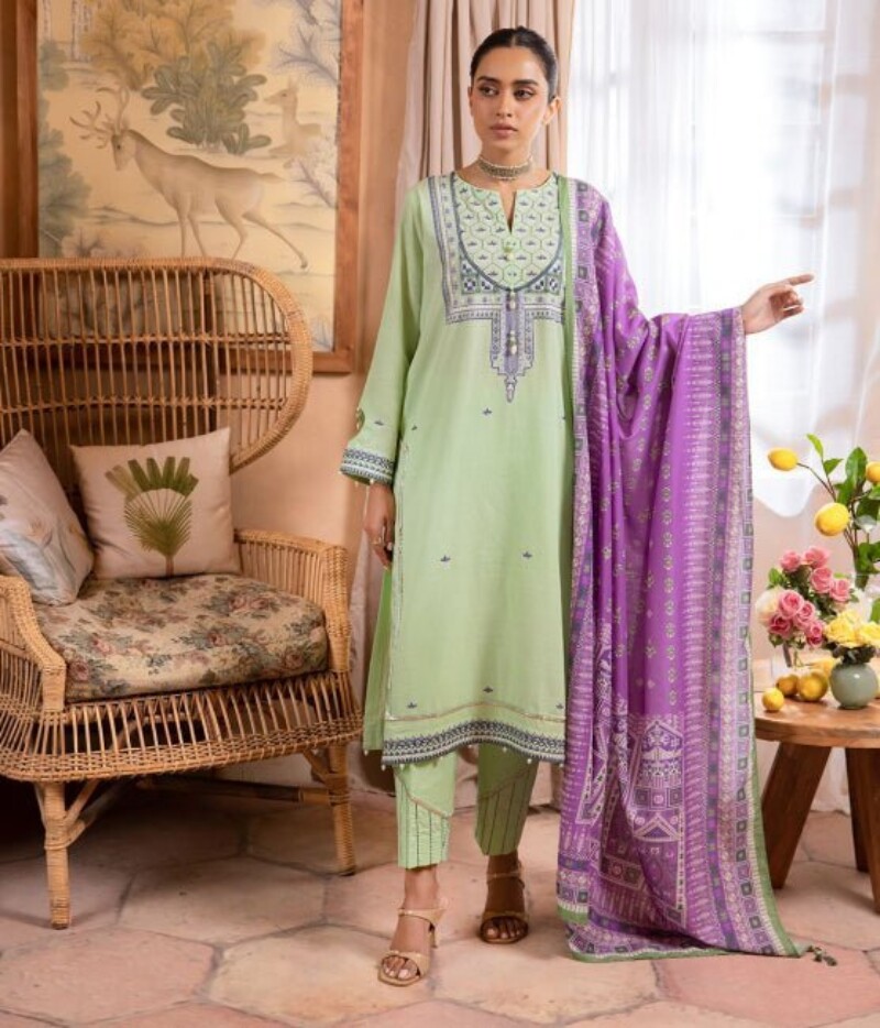 Zellbury Wus24e31120 Embroidered Lawn 3pc Suit Collection 2024