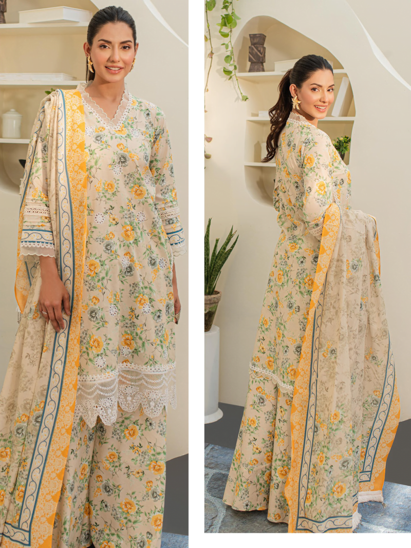 product Zellbury Wus24e31256 Embroidered Lawn 3pc Suit Collection 2024