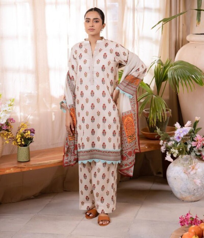 Zellbury Wus24X31096 Printed Lawn 3Pc Suit Collection 2024