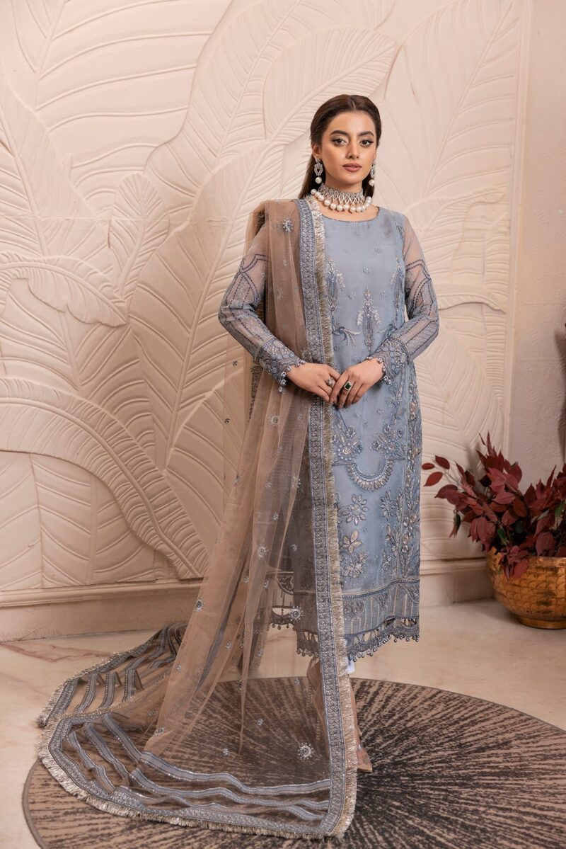 House Of Nawab Gulmira D-06 Zakiya Nawab Gulmira Embroidered Organza Collection 2024