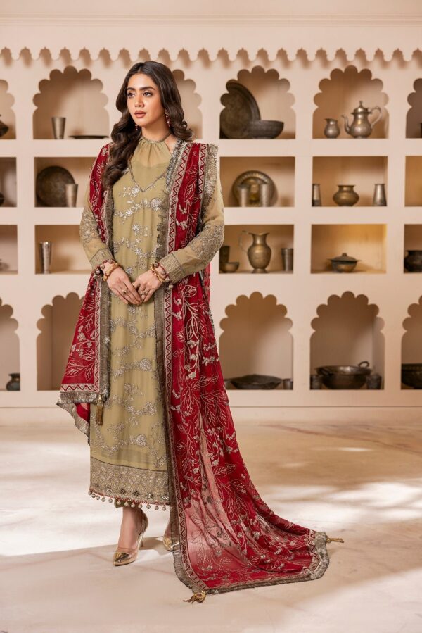 House Of Nawab Gulmira D-03 Zeba Nawab Gulmira Embroidered Chiffon Collection 2024