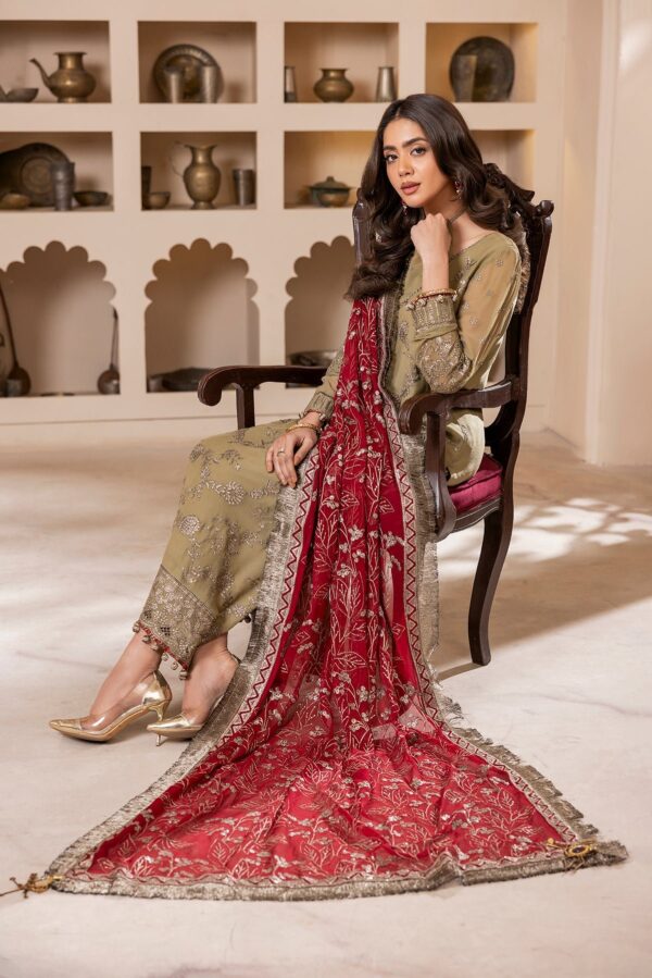 House Of Nawab Gulmira D-03 Zeba Nawab Gulmira Embroidered Chiffon Collection 2024