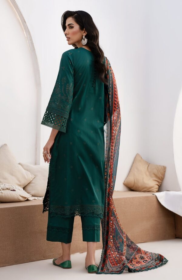 Zarif Zl-01 Maple Eid Embroidered Lawn 3pc Suit Collection 2024