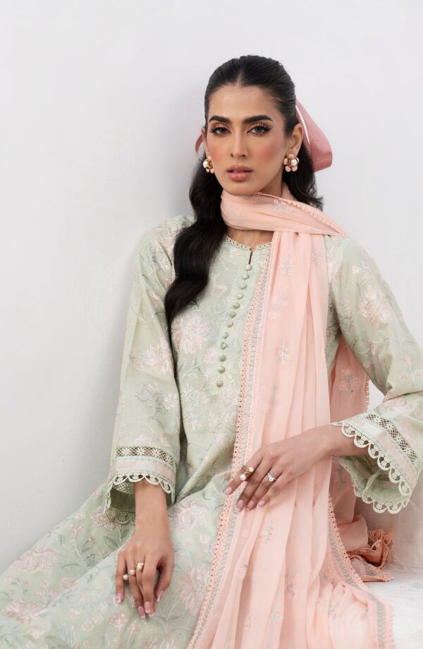 Zarif Zl-03 Sephora Eid Embroidered Lawn 3pc Suit Collection 2024