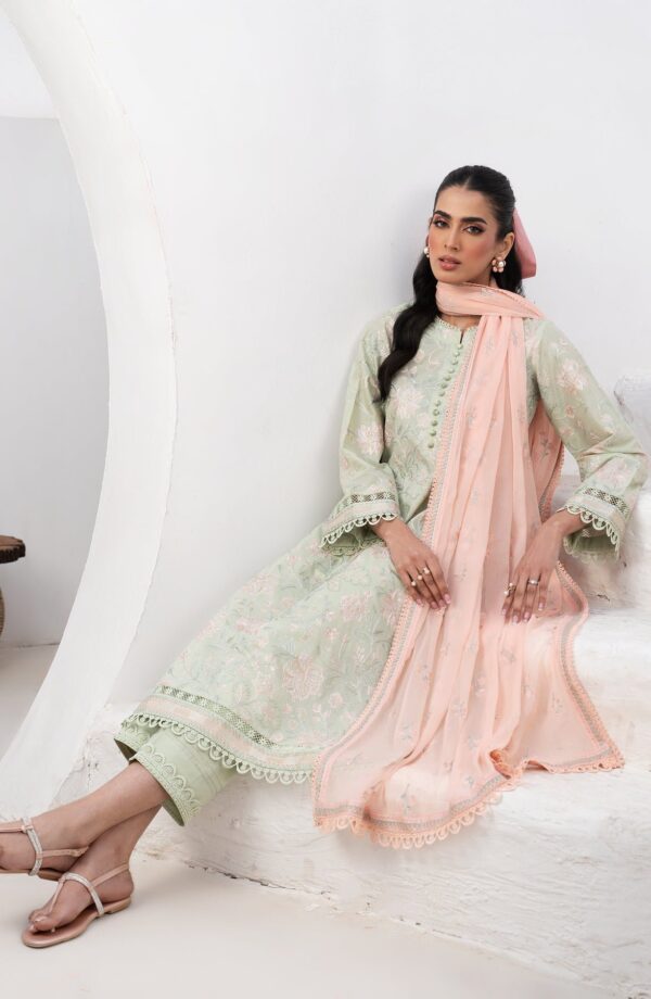 Zarif Zl-03 Sephora Eid Embroidered Lawn 3pc Suit Collection 2024