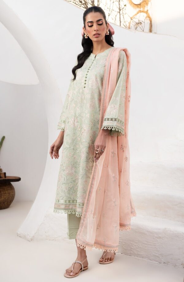 Zarif Zl-03 Sephora Eid Embroidered Lawn 3pc Suit Collection 2024