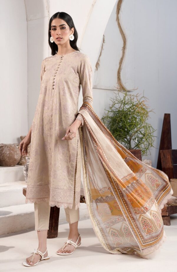 Zarif Zl-08 Divah Eid Embroidered Lawn 3pc Suit Collection 2024