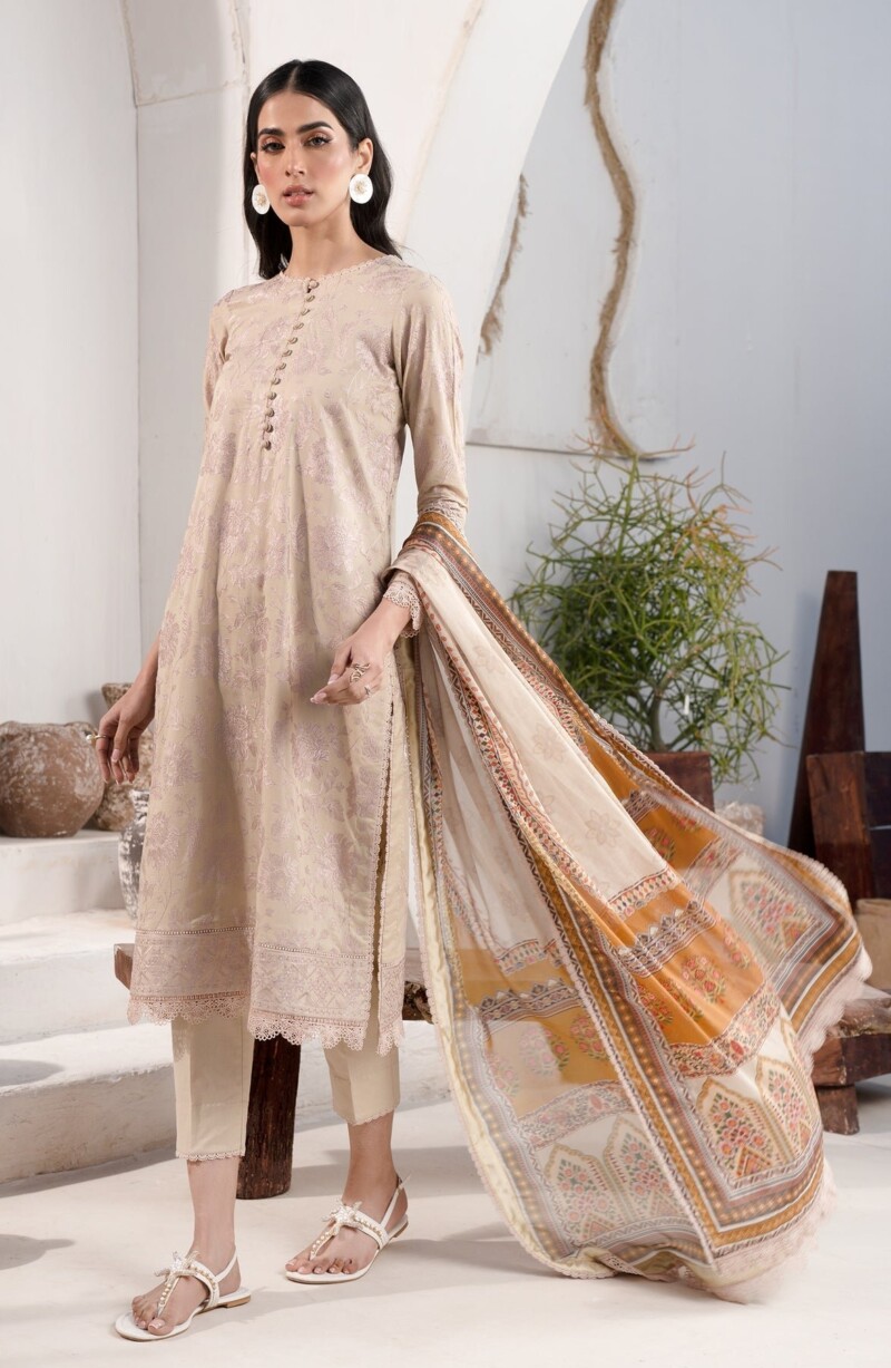 product Zarif Zl-08 Divah Eid Embroidered Lawn 3pc Suit Collection 2024