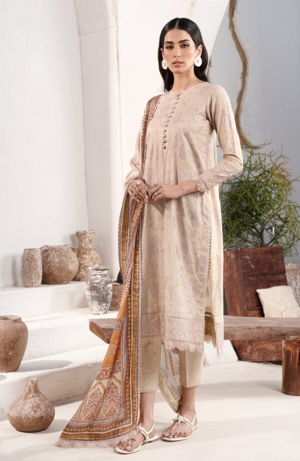 Zarif Zl-08 Divah Eid Embroidered Lawn 3pc Suit Collection 2024