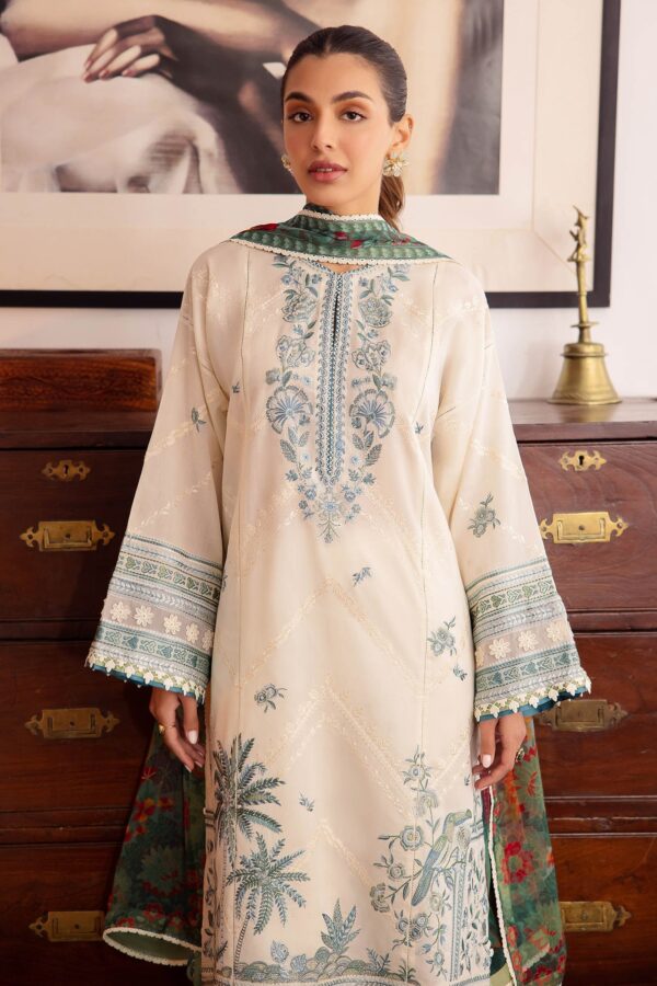 Zaha By Khadijah Shah Zl24-05A Eira Embroidered Lawn 3Pc Suit Collection 2024