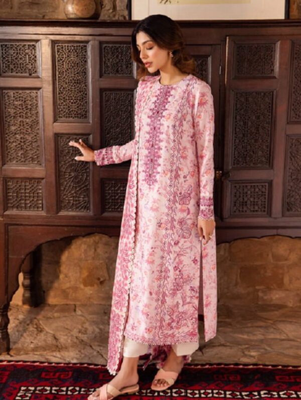 Zaha By Khadijah Shah Zl24-10B Sena Embroidered Lawn 3Pc Suit Collection 2024