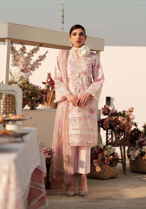 Zarqash Zq-12 Luxury Lawn 3Pc Suit Collection 2024