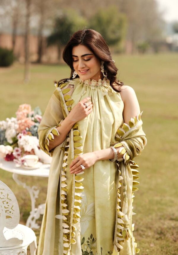 Zarqash Zq-13 Luxury Lawn 3Pc Suit Collection 2024