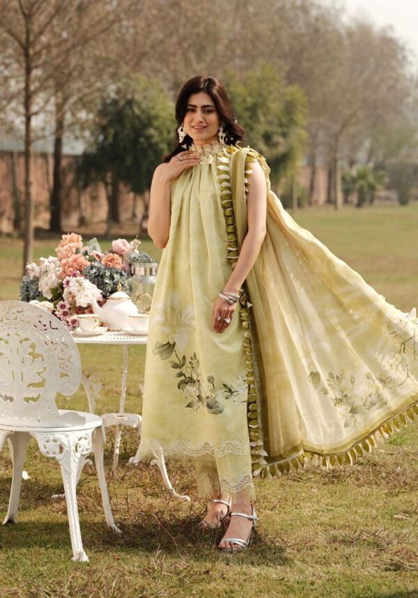 Zarqash Zq-13 Luxury Lawn 3Pc Suit Collection 2024