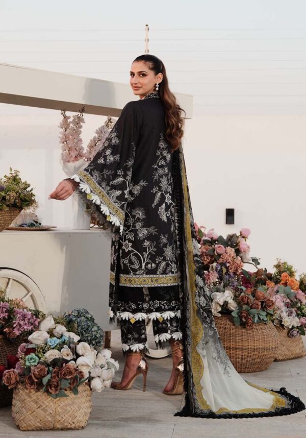 Zarqash Zq-14 Luxury Lawn 3Pc Suit Collection 2024