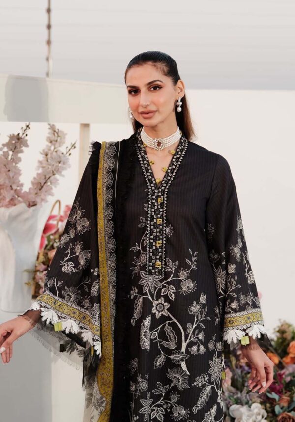 Zarqash Zq-14 Luxury Lawn 3Pc Suit Collection 2024