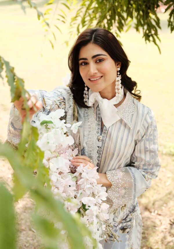 Zarqash Zq-15 Luxury Lawn 3Pc Suit Collection 2024