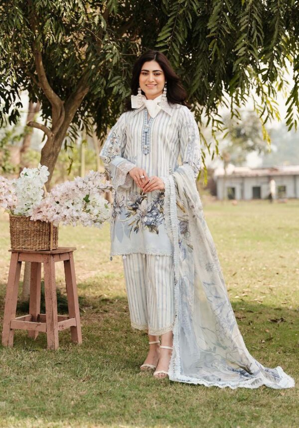 Zarqash Zq-15 Luxury Lawn 3Pc Suit Collection 2024