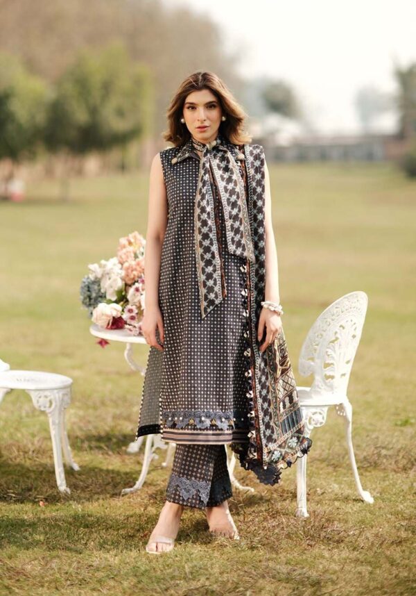 Zarqash Zq-02 Luxury Lawn 3Pc Suit Collection 2024