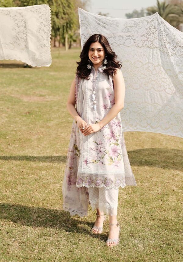 Zarqash Zq-03 Luxury Lawn 3Pc Suit Collection 2024