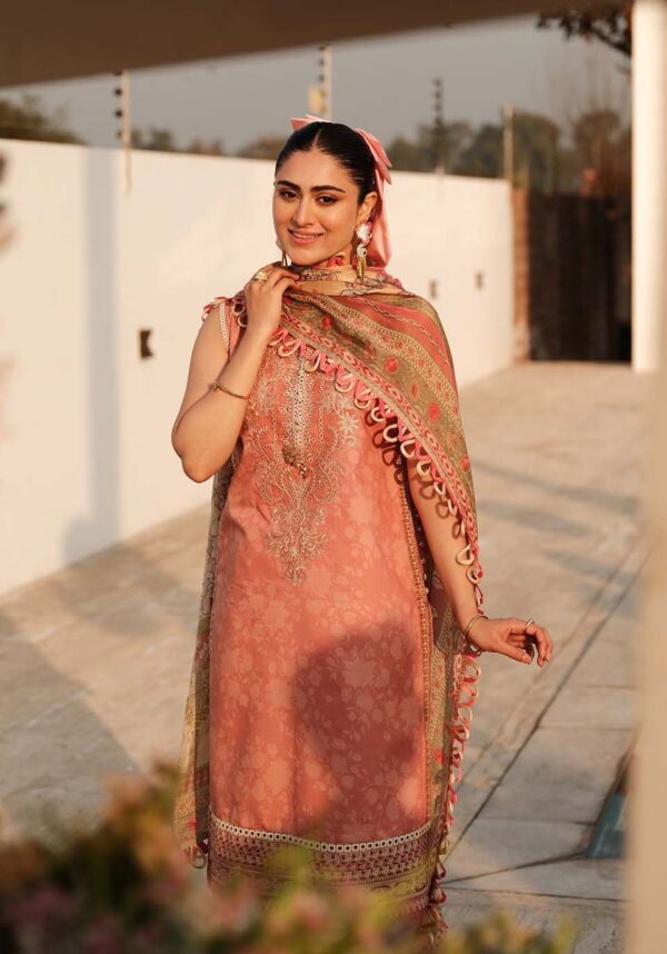 Zarqash Zq-04 Luxury Lawn 3Pc Suit Collection 2024