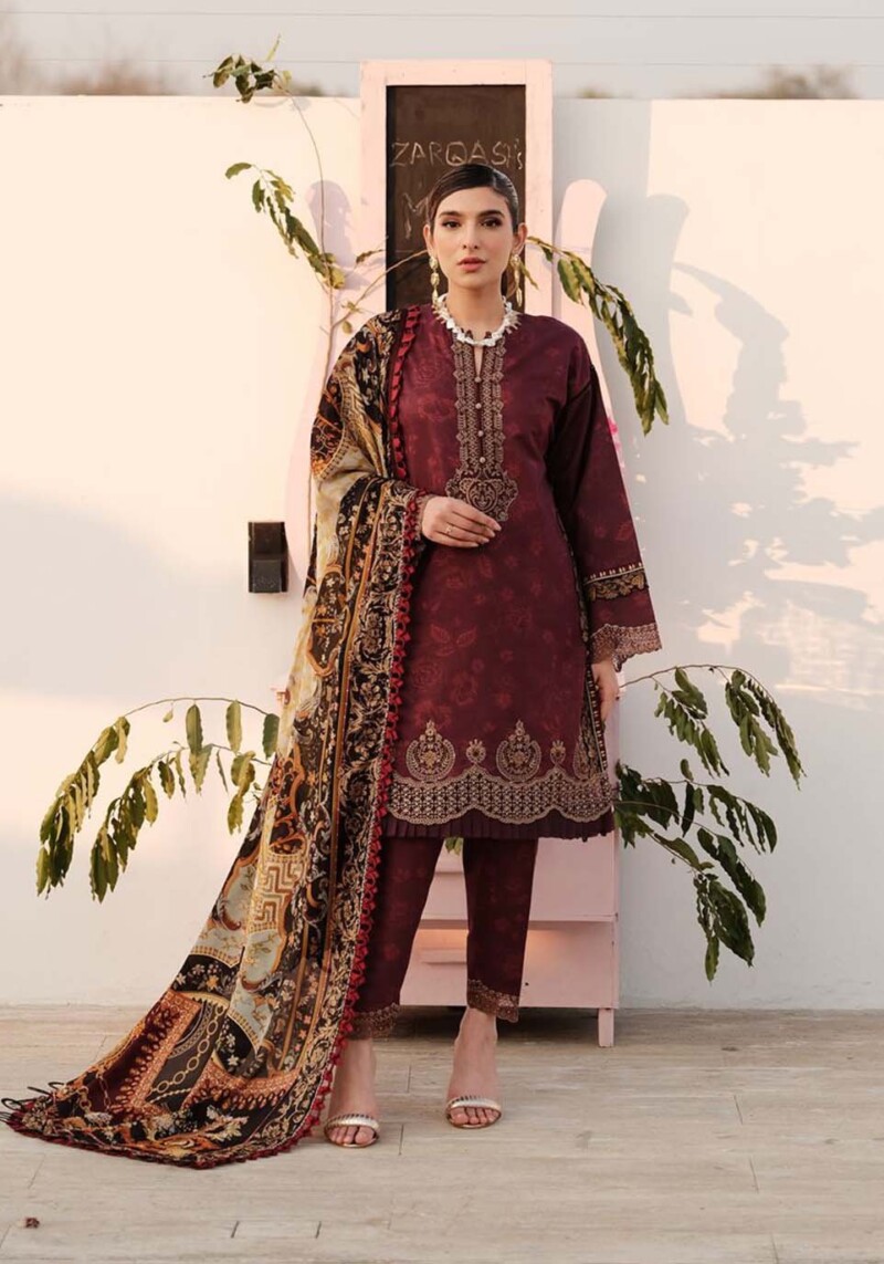 product Zarqash Zq-06 Luxury Lawn 3pc Suit Collection 2024