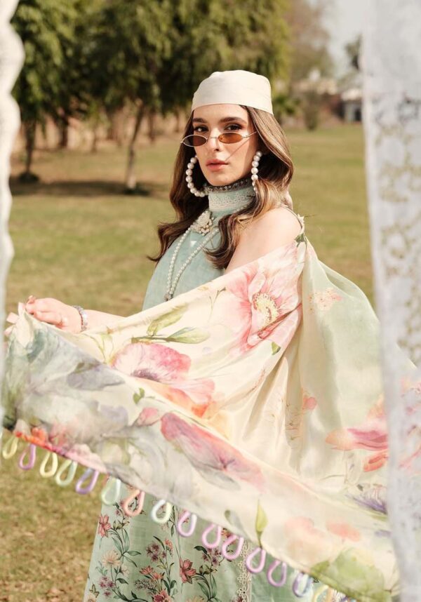 Zarqash Zq-08 Luxury Lawn 3Pc Suit Collection 2024