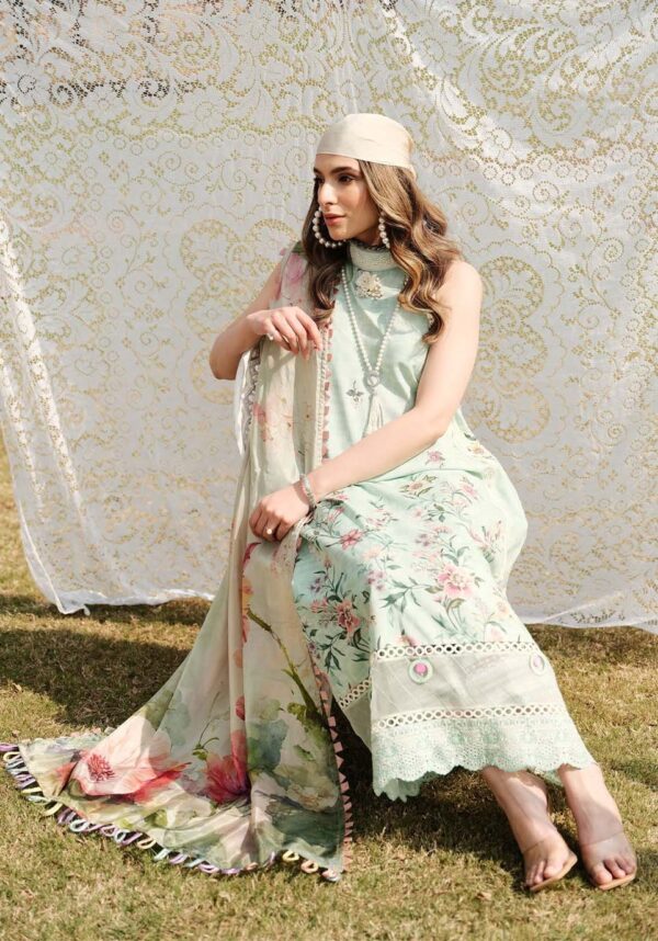 Zarqash Zq-08 Luxury Lawn 3Pc Suit Collection 2024