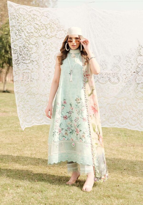 Zarqash Zq-08 Luxury Lawn 3Pc Suit Collection 2024