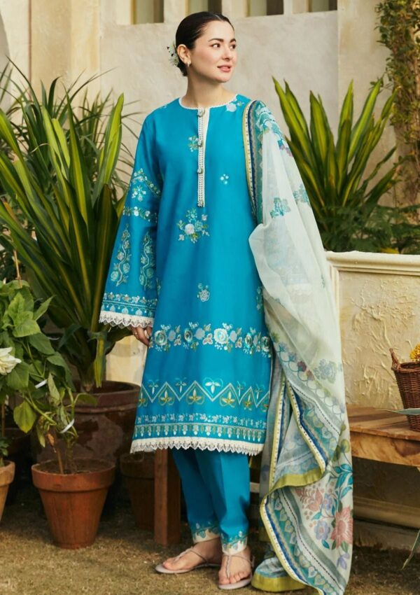 Zara Shahjahan Coco Unstitched 24 Zc 9B Morni Lawn Collection