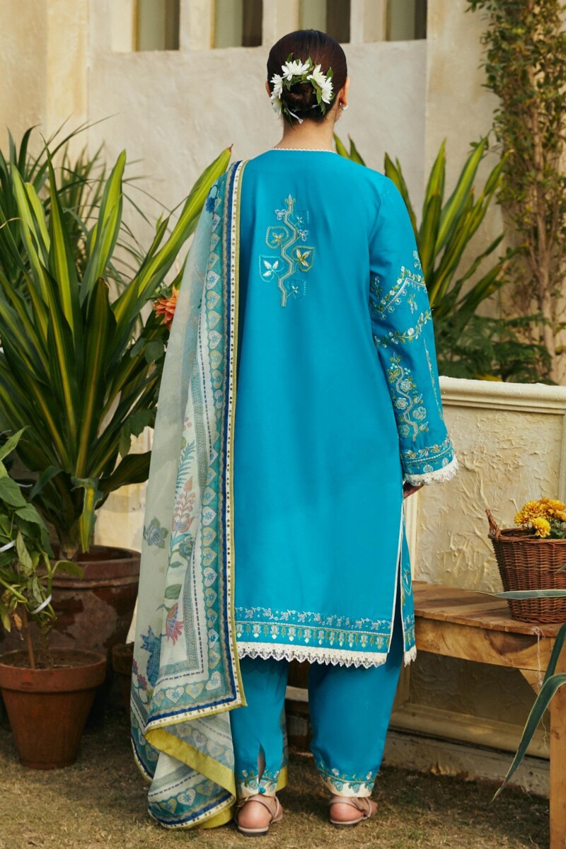 product Zara Shahjahan Zoya-8b Coco Embroidered Lawn 3pc Suit