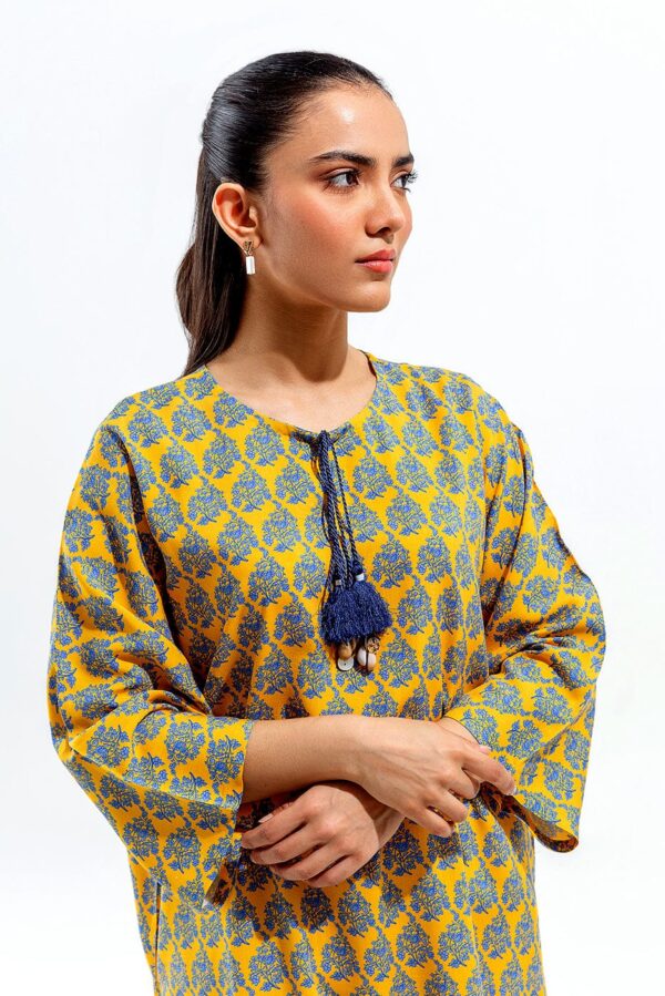 Beechtree Printed Viscose Long Tunic Pret