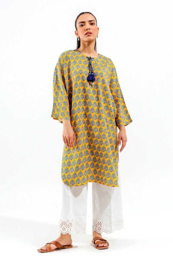 Beechtree Printed Viscose Long Tunic Pret