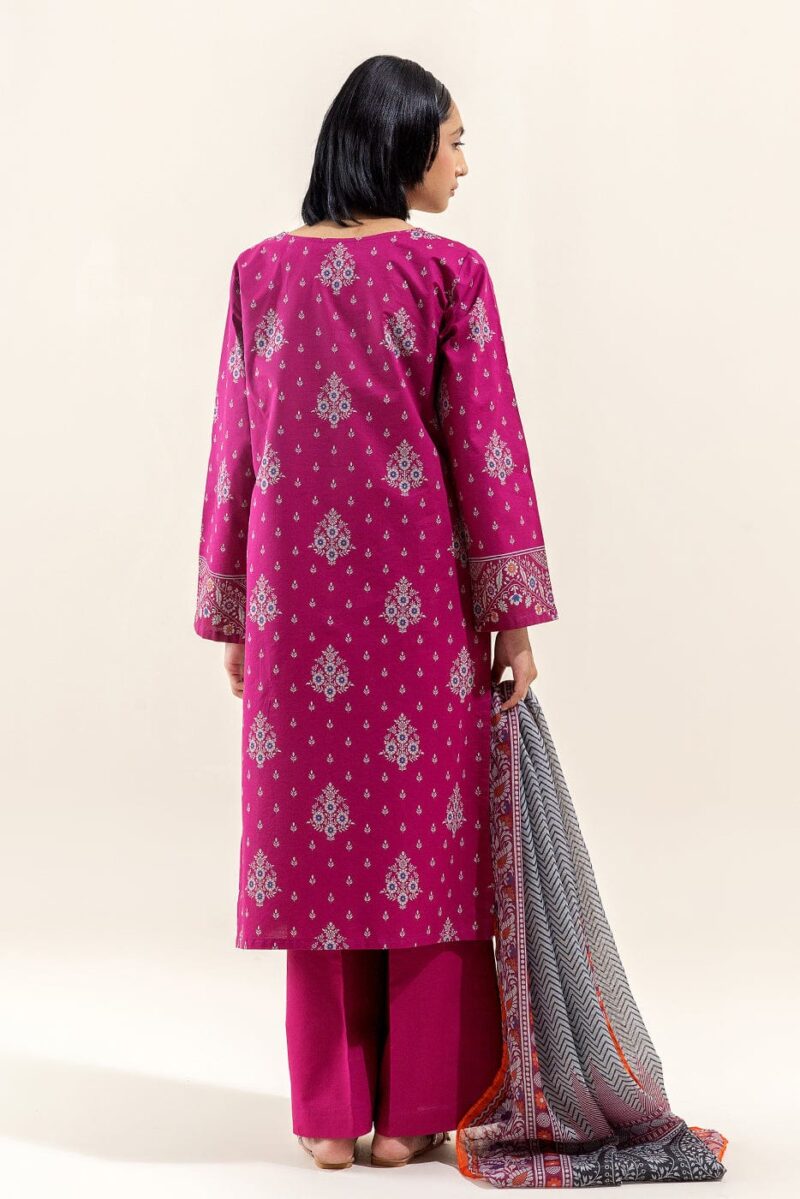 Beechtree 3 Piece Embroidered Lawn Suit Mulberry Adorn Unstitched Summer