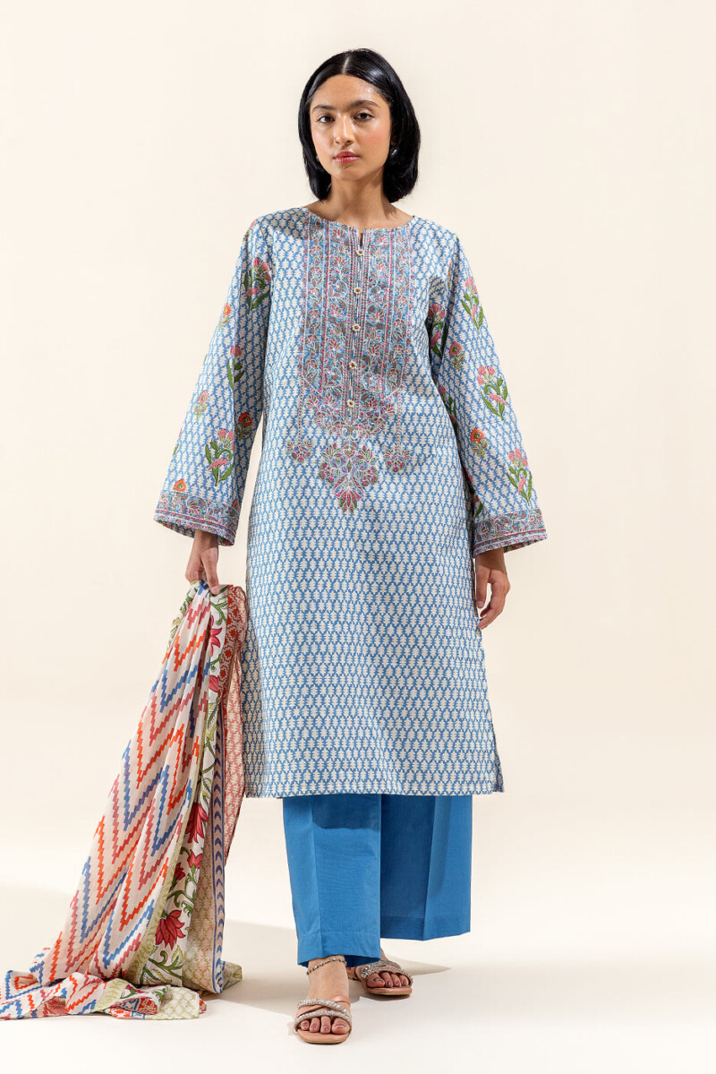 product Beechtree 3 Piece Embroidered Lawn Suit East Verve Unstitched Summer