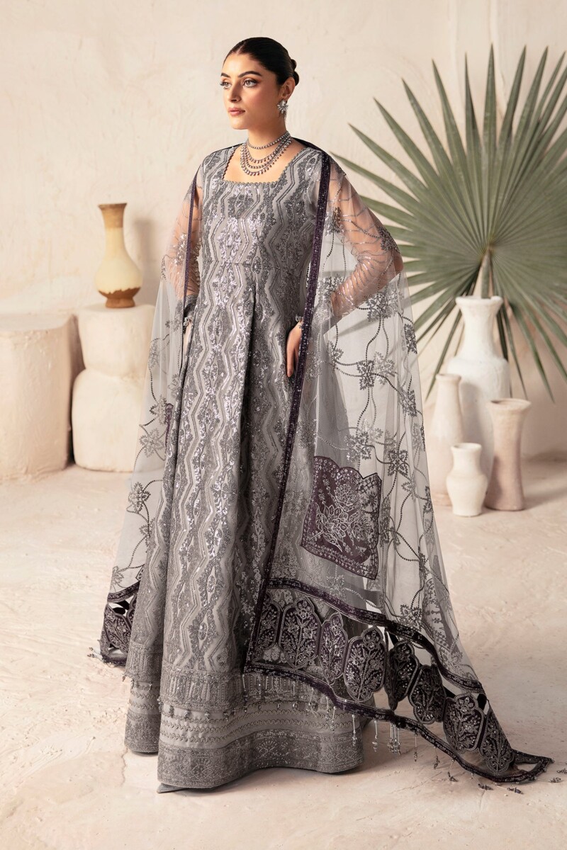 product Alizeh Af Ch 2171 Zohal Embroidered Chiffon