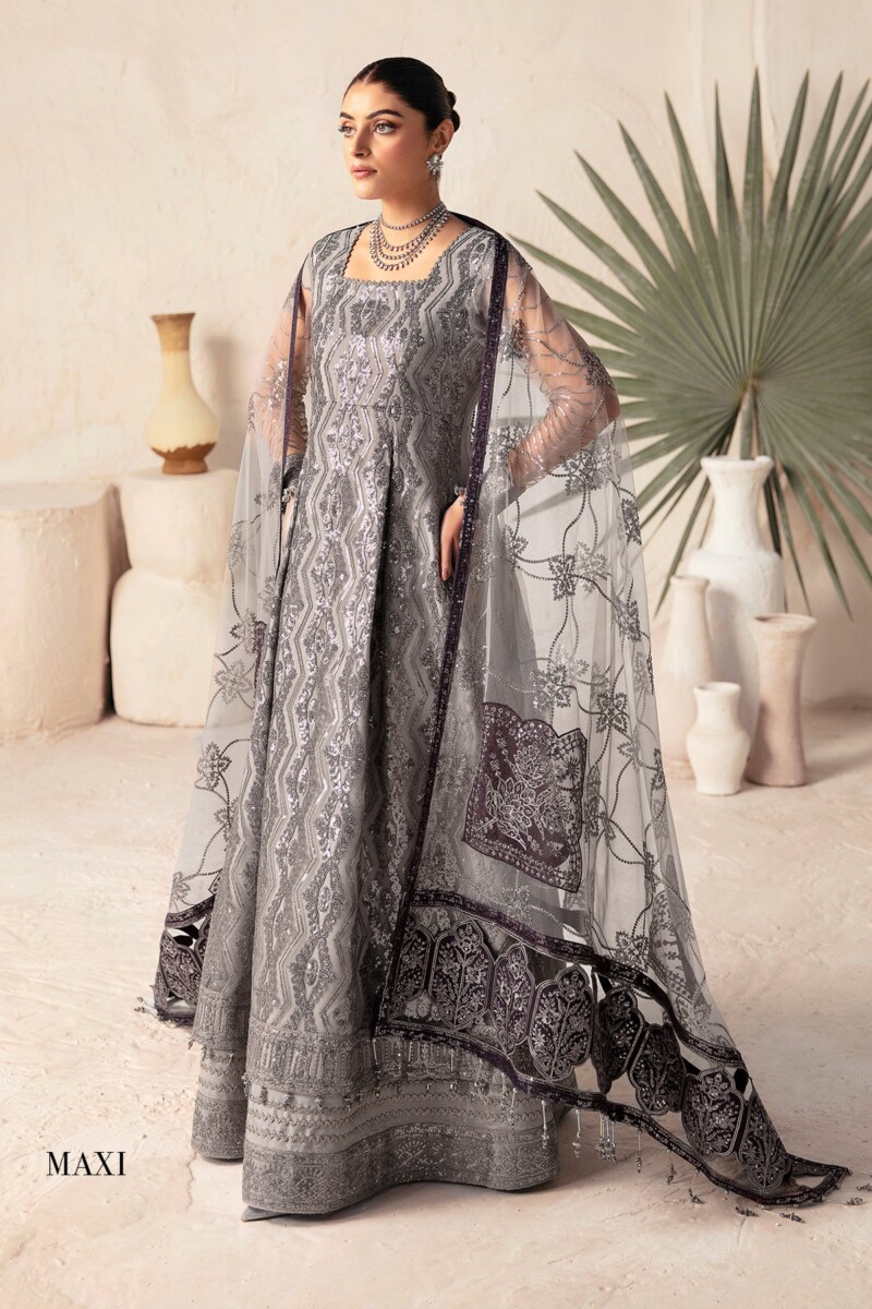 product Alizeh Af Ch 2171 Zohal Embroidered Chiffon