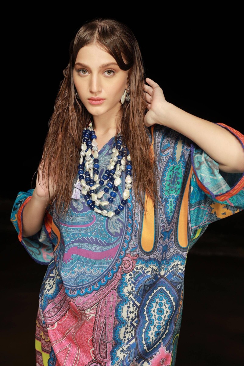 product Sana Safinaz Digital Printed Lawn H241-012b-2c 3 Piece Suit Cultural Outfit 2024