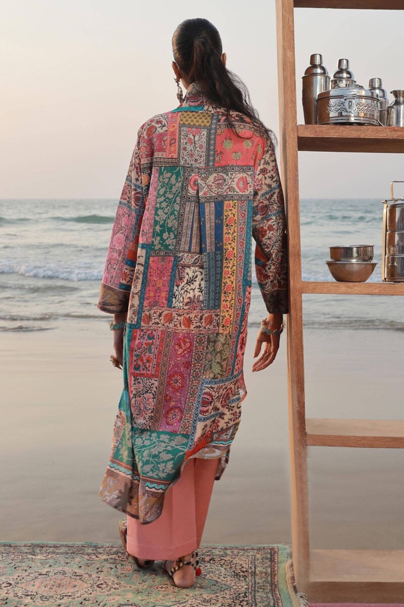 product Sana Safinaz Digital Printed Lawn H241-014a-2c 3 Piece Suit Cultural Outfit 2024