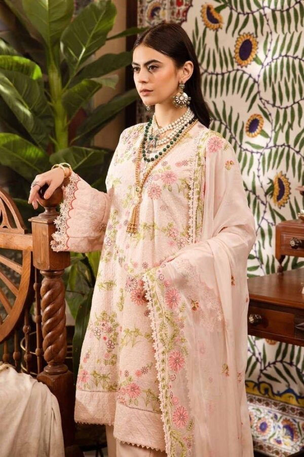 Gul Ahmed Lsv-42020 Premium Embroidered Swiss Voile Collection 2024