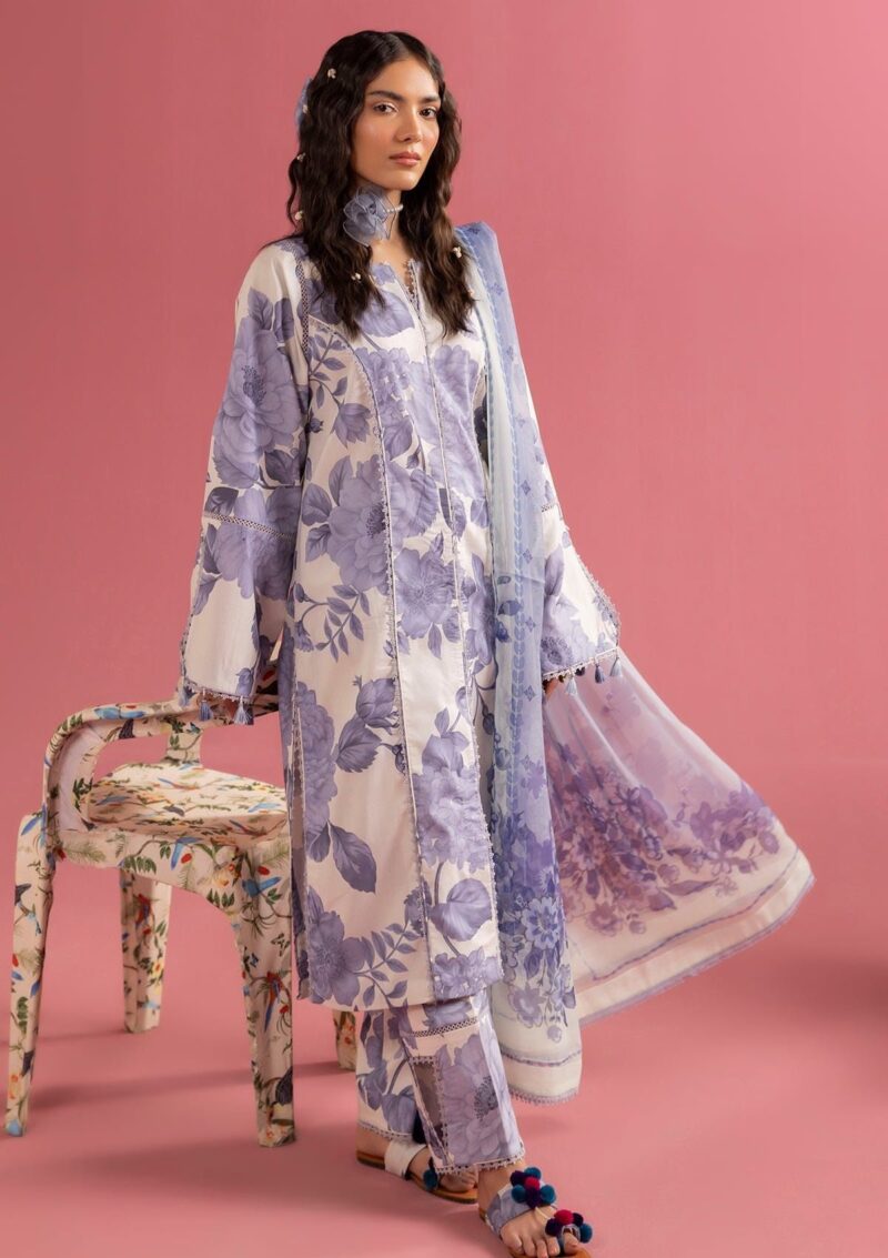 Alizeh Als24 01 Pearl Mist Sheen Lawn Collection