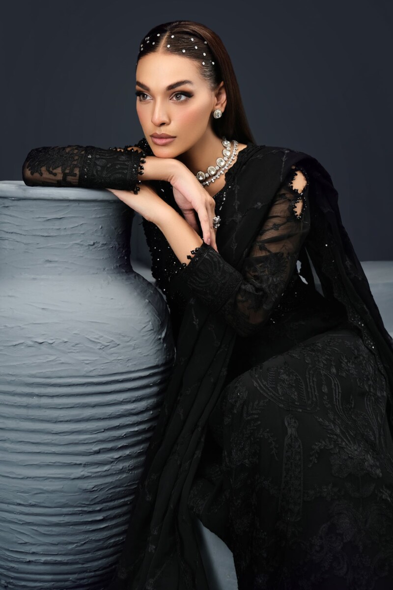 product Alizeh Af Hm 4005 Zohreh Embroidered Chiffon