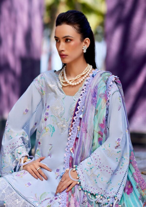 Farah Talib Aziz Callista Wedgewood Fta 06 Suay Luxury Unstitched ' Lawn Collection