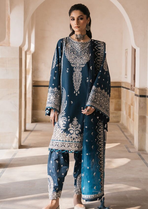 Jazmin Sll24 05 Shahkaar Lawn Collection