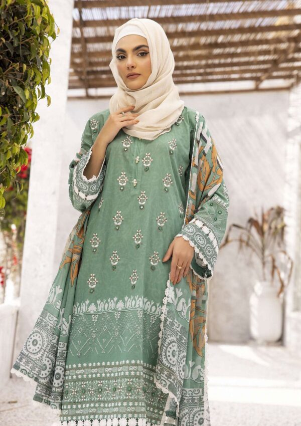 Sapphire Dgs24 14 Dua Gul E Zarki Lawn Collection 2024