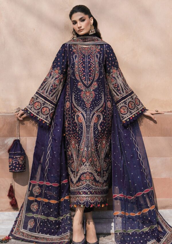 Jazmin Sll24 09 Shahkaar Lawn Collection