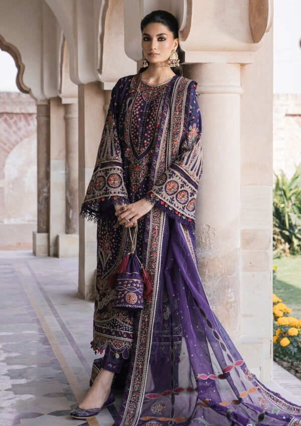 Jazmin Sll24 09 Shahkaar Lawn Collection