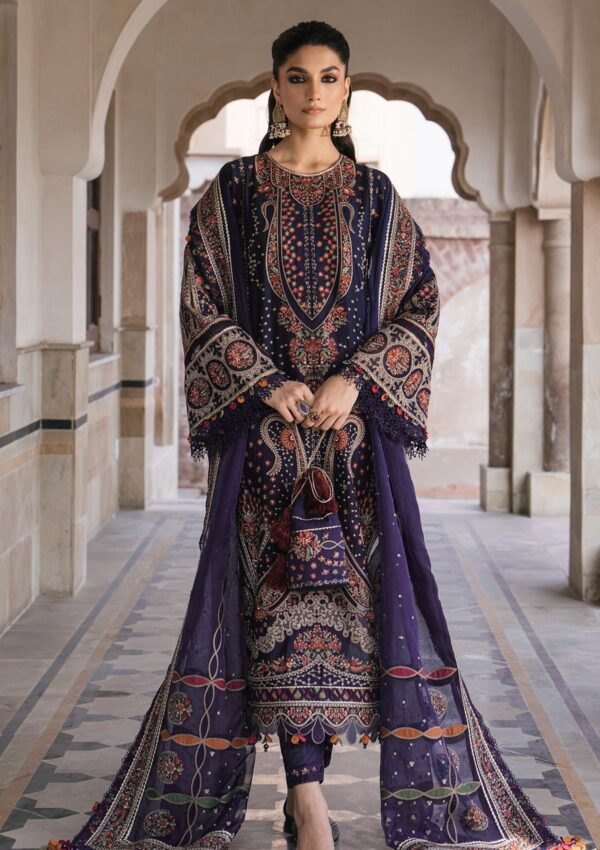 Jazmin Sll24 09 Shahkaar Lawn Collection