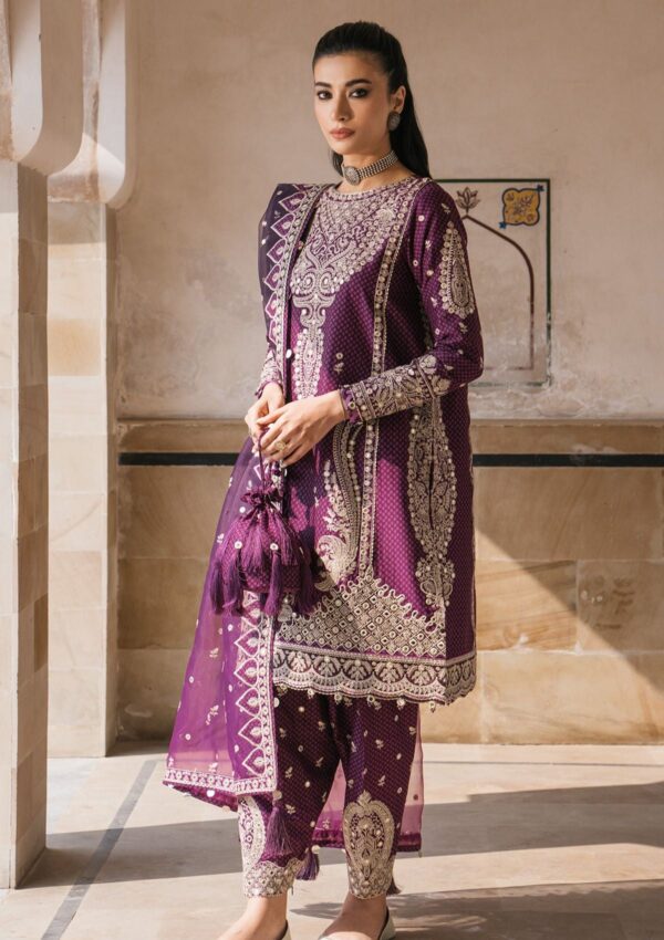 Jazmin Sll24 06 Shahkaar Lawn Collection